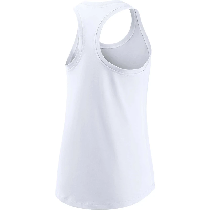 Débardeur Nike Denver Broncos Tri-Blend Racerback pour femme - Blanc
