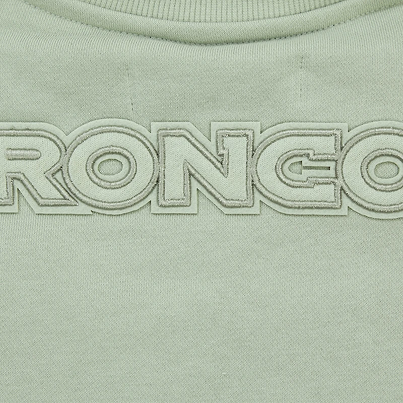 Women's Pro Standard  Light Green Denver Broncos Neutral Pullover Sweatshirt