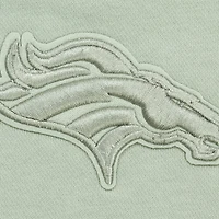Women's Pro Standard  Light Green Denver Broncos Neutral Pullover Sweatshirt
