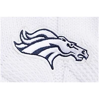 Pull à col en V Pro Standard blanc Denver Broncos Prep pour femmes