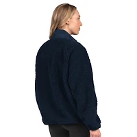 Women's Starter Navy Denver Broncos On the Ball Sherpa Jacket