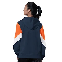 Sweat à capuche bleu marine Starter Denver Broncos Scrimmage pour femme