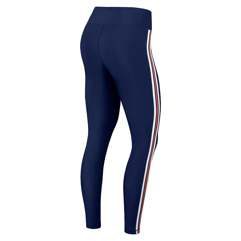 Leggings à blocs de couleurs bleu marine Denver Broncos WEAR by Erin Andrews pour femme
