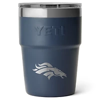 Gobelet empilable YETI Denver Broncos Rambler de 473 ml (16 oz) avec couvercle MagSlider