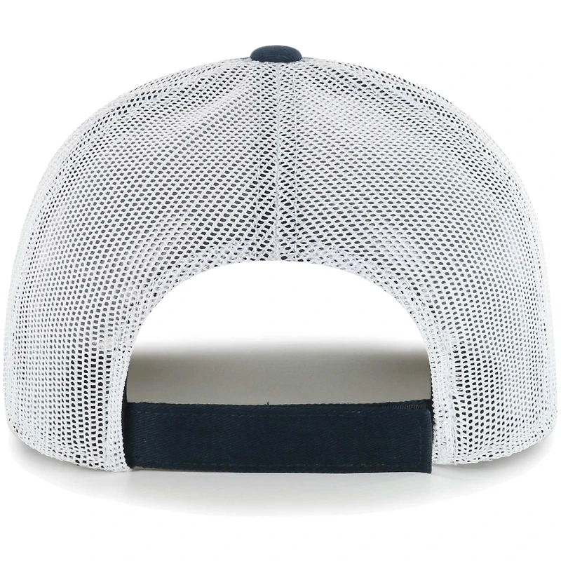 Youth '47 Navy/White Denver Broncos Scramble Adjustable Trucker Hat