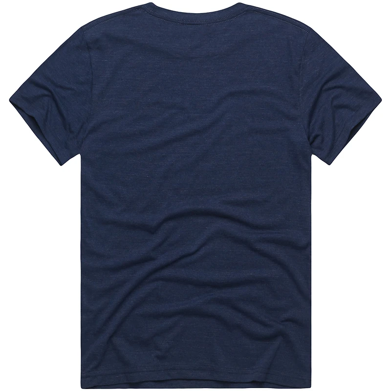 Youth Homage Navy Denver Broncos Love Sign x ASL 2.0 Tri-Blend T-Shirt