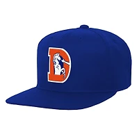 Casquette Snapback pour enfant Royal Denver Broncos Gridiron Classics Ground de Mitchell & Ness