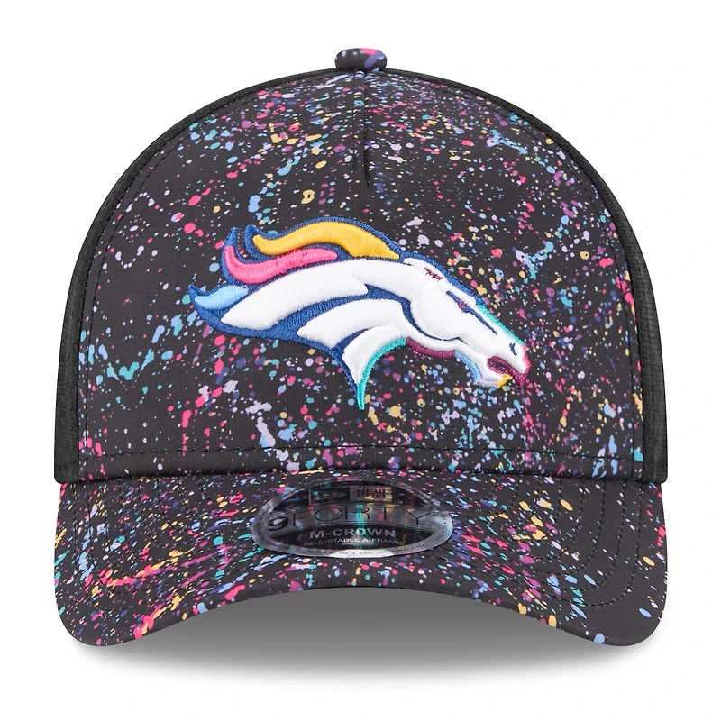 Casquette ajustable 9FORTY NFL Crucial Catch 2025 des Broncos de Denver de New Era pour jeunes