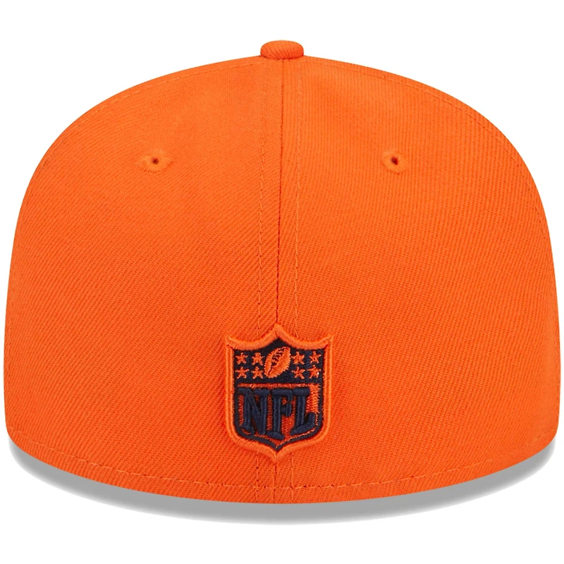 Casquette ajustée 59FIFTY Main des Broncos de Denver New Era orange pour jeune