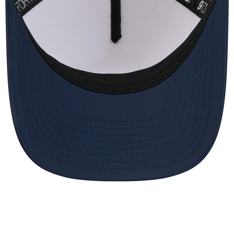 Youth New Era  White/Navy Denver Broncos 2025 NFL Training Camp A-Frame 9FORTY Adjustable Hat
