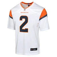 Maillot Nike Patrick Surtain II blanc des Denver Broncos pour jeune