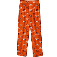 Pantalon de pyjama imprimé orange Denver Broncos Youth Outerstuff