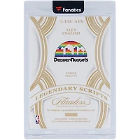 Carte autographiée d'Alex English (Denver Nuggets) 2024-25 Panini Flawless Emerald Legendary Scripts #LSC-AEN #4/5