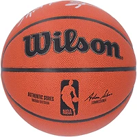 Allen Iverson & Carmelo Anthony Denver Nuggets Autographed Wilson Authentic Series Indoor/Outdoor Basketball