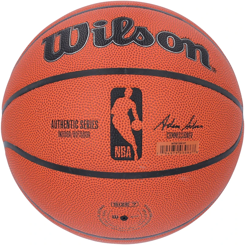 Allen Iverson & Carmelo Anthony Denver Nuggets Autographed Wilson Authentic Series Indoor/Outdoor Basketball