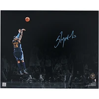 Carmelo Anthony Denver Nuggets Autographed 16" x 20" Game Winning Shot Vs. Cleveland Cavaliers Spotlight Photograph