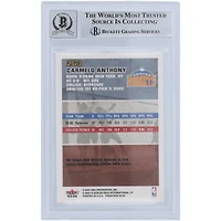 Carmelo Anthony Denver Nuggets Autographed 2003-04 Fleer Tradition #263 Beckett Fanatics Witnessed Authenticated 9/10 Rookie Card
