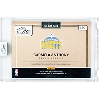 Carmelo Anthony Denver Nuggets Autographed 2024-25 Panini One & One ISO #ISO-MEL #8/49 Card
