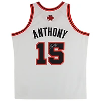 Carmelo Anthony Denver Nuggets Autographed Mitchell & Ness White 2006-07 Authentic Jersey