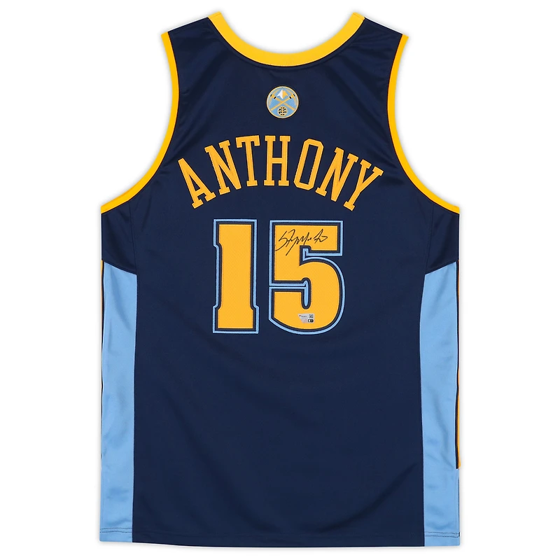 Carmelo Anthony Denver Nuggets Autographed Navy Blue Mitchell & Ness 2006-07 Authentic Jersey