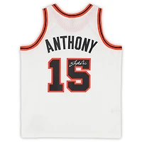 Carmelo Anthony Denver Nuggets Autographed White Mitchell & Ness 2006-07 Swingman Jersey