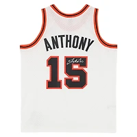 Carmelo Anthony Denver Nuggets Autographed White Mitchell & Ness 2006-07 Swingman Jersey