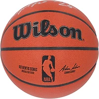 Ballon de basket-ball d'intérieur/extérieur Wilson Authentic Series autographié par Carmelo Anthony des Denver Nuggets avec inscription « HOF 25 »