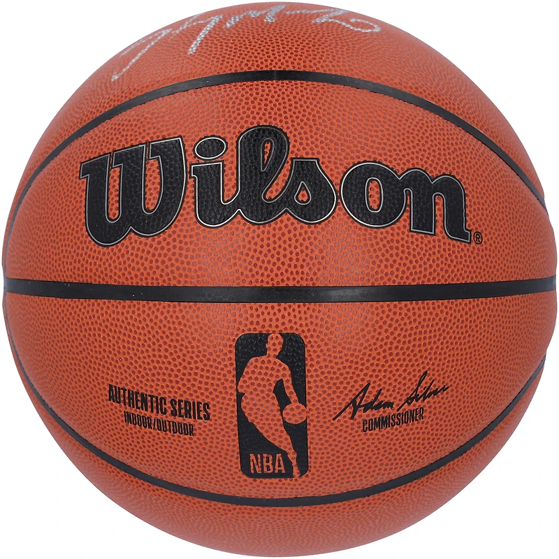 Carmelo Anthony Denver Nuggets Autographed Wilson Authentic Series Indoor/Outdoor Basketball