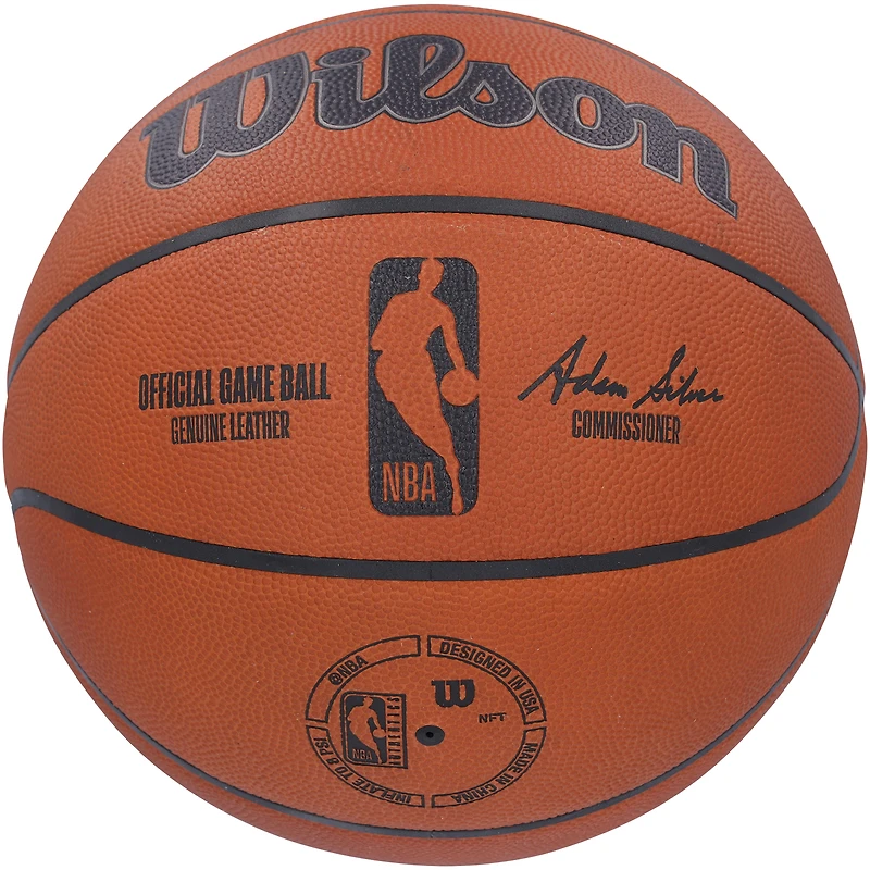 Ballon de basket officiel Wilson autographié par Carmelo Anthony Denver Nuggets
