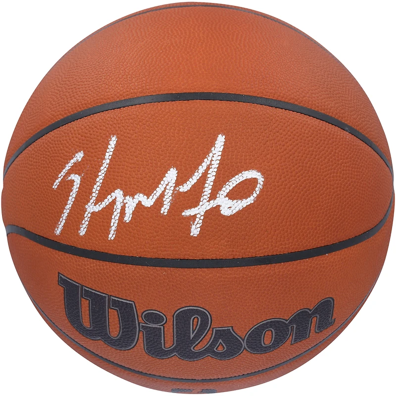 Ballon de basket officiel Wilson autographié par Carmelo Anthony Denver Nuggets