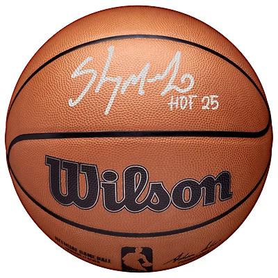 Carmelo Anthony Denver Nuggets Autographed Wilson Official Game Basketball with "HOF 25" Inscription