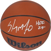 Ballon de basket officiel Wilson autographié par Carmelo Anthony des Denver Nuggets avec inscription « HOF 25 »