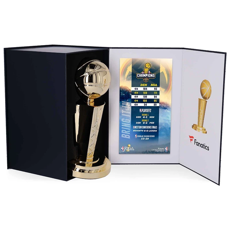 Denver Nuggets 2023 NBA Finals Champions 12" Larry O'Brien Replica Trophy