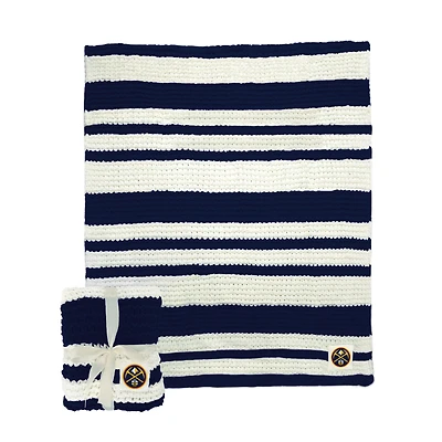 Denver Nuggets 50" x 60" Cable-Knit Throw Blanket