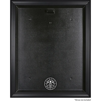 Denver Nuggets Framed Black Team Logo Jersey Display Case