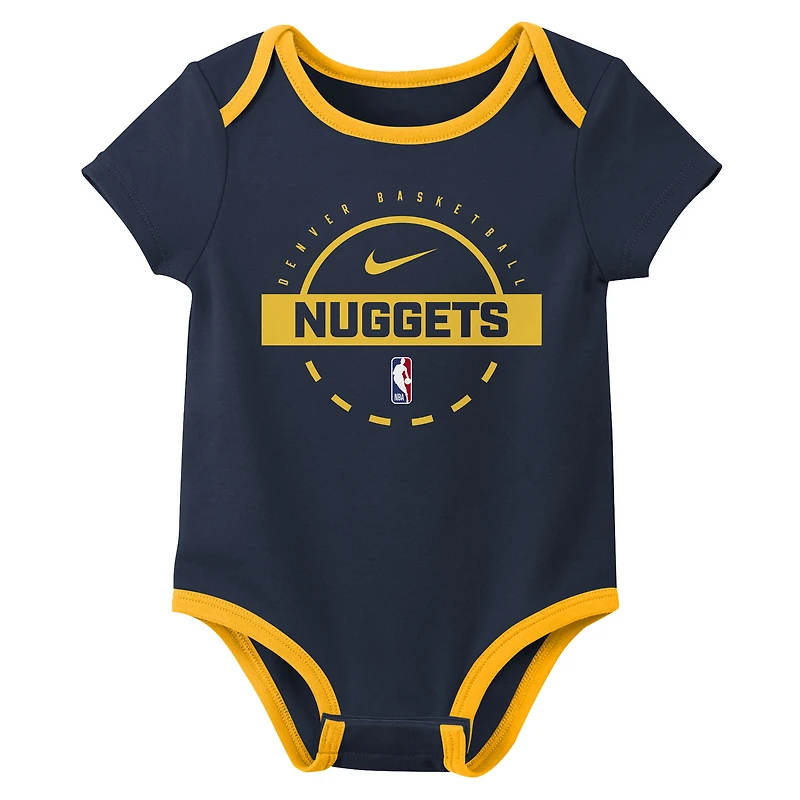 Infant Nike Denver Nuggets Two-Piece Bodysuit Set