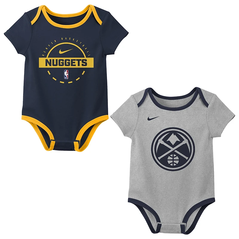 Infant Nike Denver Nuggets Two-Piece Bodysuit Set