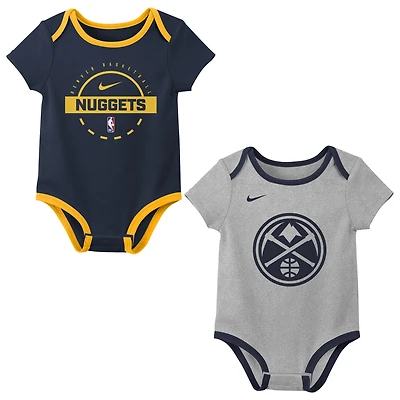 Infant Nike Denver Nuggets Two-Piece Bodysuit Set