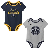 Infant Nike Denver Nuggets Two-Piece Bodysuit Set