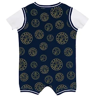 Barboteuse pour bébé Outerstuff bleu marine avec logo Denver Nuggets