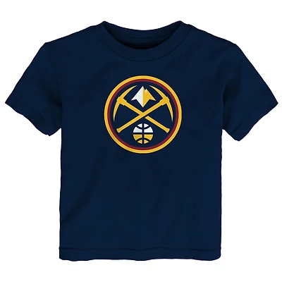 Infant Outerstuff  Navy Denver Nuggets Primary Logo T-Shirt