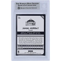 Carte de recrue authentifiée signée Jamal Murray Denver Nuggets 2016-17 Panini complète Light Blue Ink #231 Beckett Fanatics