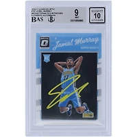 Jamal Murray Denver Nuggets Autographié 2016-17 Panini Donruss Optic Classé Rookie Yellow Ink #157 Beckett Fanatics Witnessed Authenticated 9/10 Rookie Card