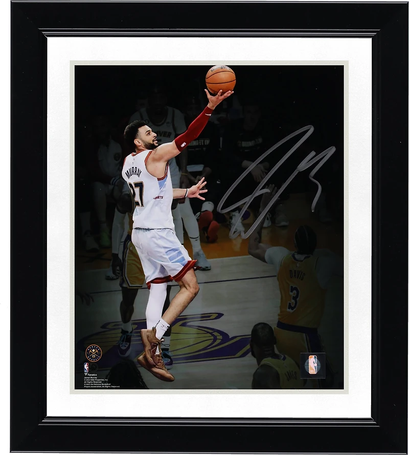 Photographie autographiée de Jamal Murray des Denver Nuggets 8" x 10" lors du match de la finale de la Conférence Ouest 2023 contre les Los Angeles Lakers