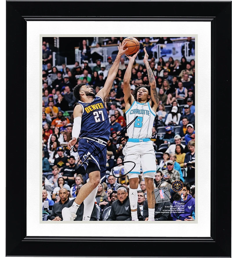 Jamal Murray Denver Nuggets Autographed 8" x 10" Block vs. Charlotte Hornets Photograph