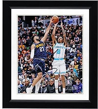 Jamal Murray Denver Nuggets Autographed 8" x 10" Block vs. Charlotte Hornets Photograph