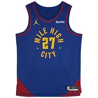 Maillot Jordan Brand Statement Edition 2022-2023 bleu dédicacé par Jamal Murray des Denver Nuggets
