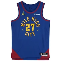 Maillot Jordan Brand Statement Edition 2022-2023 bleu dédicacé par Jamal Murray des Denver Nuggets avec inscription « Blue Arrow »