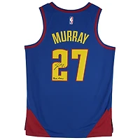 Maillot Jordan Brand Statement Edition 2022-2023 bleu dédicacé par Jamal Murray des Denver Nuggets avec inscription « Blue Arrow »