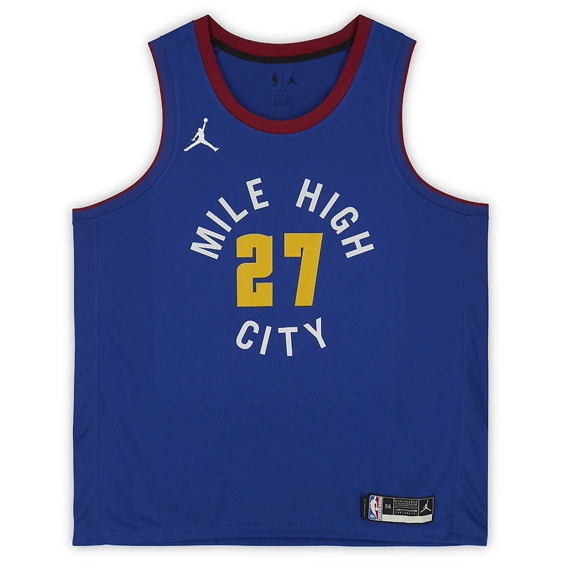 Jamal Murray Denver Nuggets Autographed Jordan Branded 2021 Blue Statement Swingman Jersey